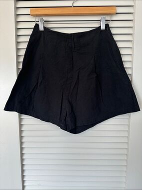 ASOS Black High-Waist Tailored Shorts